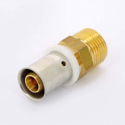 Соединитель пресс Uni-fitt 20х1/2' НР 