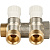 Коллектор STOUT c вентилями 3/4" 2 выхода 3/4" ЕК 