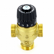 Клапан НР термосмесительный 35-60гр UNI-FITT 3/4" смешение в центр 